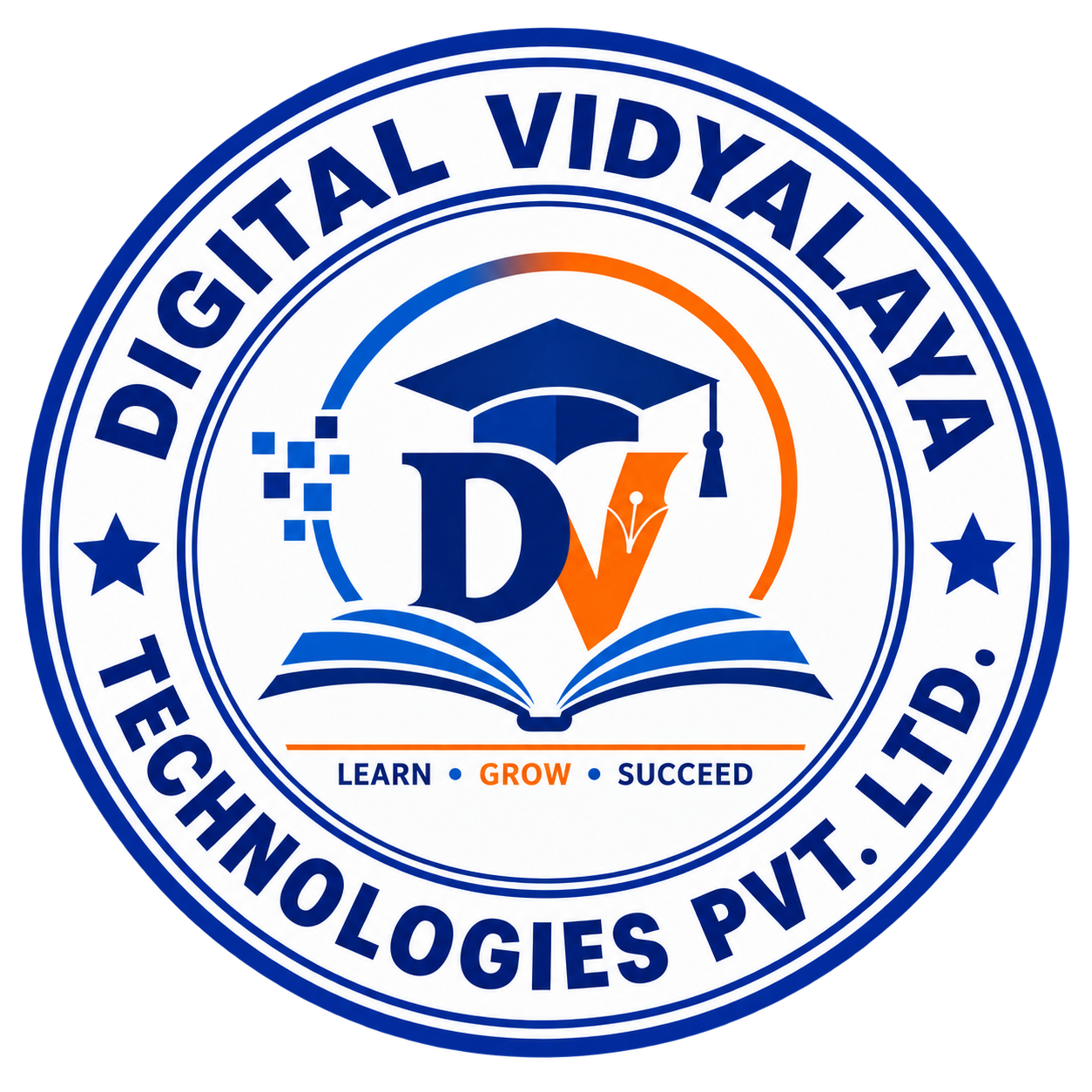 Digital Vidyalaya Stamp Logo